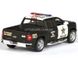 Іграшкова металева машинка Kinsmart Chevrolet Silverado 2014 Police чорний матовий KT5381WPMBL фото 3