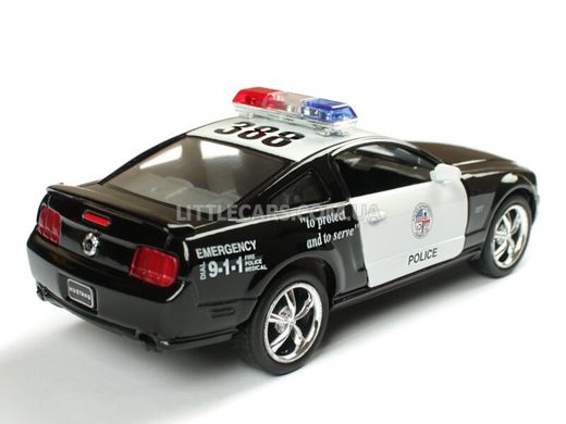 Іграшкова металева машинка Kinsmart Ford Mustang GT 2006 Police поліцейский KT5091WPP фото