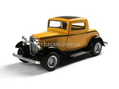 Іграшкова металева машинка Kinsmart Ford 3-Window Coupe 1932 жовтий KT5332WY фото