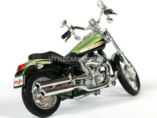 Мотоцикл Maisto Harley-Davidson 2004 FXSTDSE2 CVO 1:18 зелений 3936037GRN фото