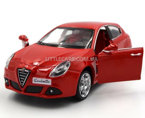 Іграшкова металева машинка Автопром 68315 Alfa Romeo Giulietta 1:32 червона 68315R фото