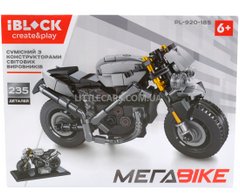 Конструктор мотоцикл IBLOCK PL-920-185 МЕГАBIKE 235 деталей PL-920-185 фото