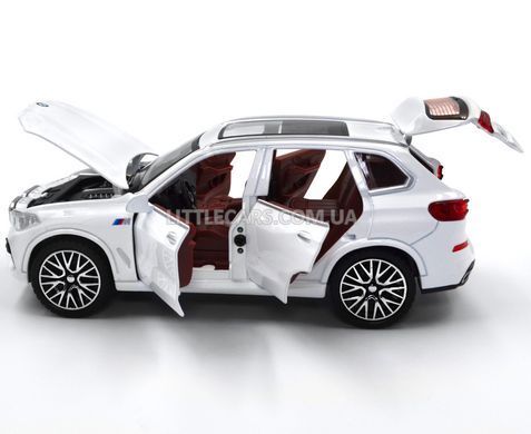 Іграшкова автомодель BMW X5 (G05) 1:30 Автосвіт AP-1755 біла AP-1755W фото