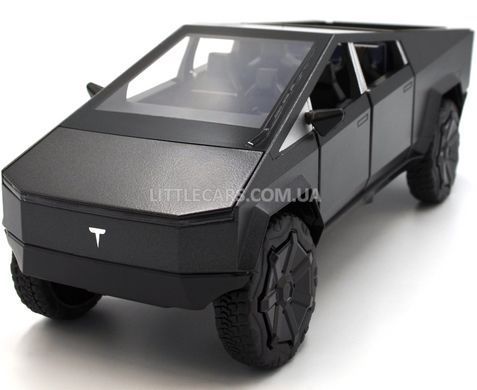 Іграшкова машинка Tesla Cybertruck 1:24 Автопром AP7725 темно-сіра AP7725DG фото