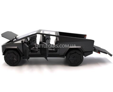 Іграшкова машинка Tesla Cybertruck 1:24 Автопром AP7725 темно-сіра AP7725DG фото
