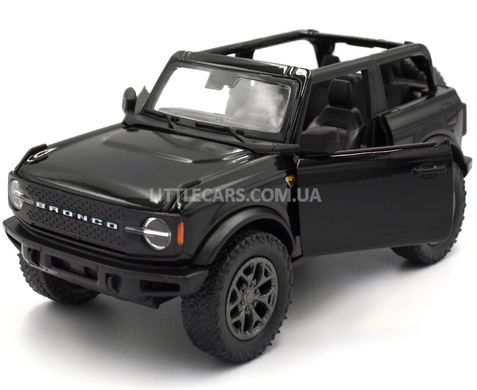 Іграшкова металева машинка Ford Bronco 2022 1:34 Kinsmart KT5438WA чорний KT5438WABL фото