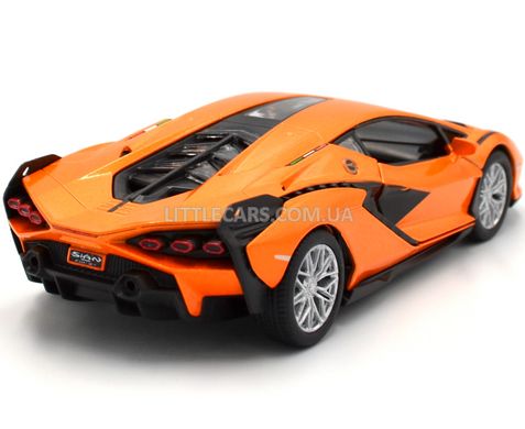 Игрушечная металлическая машинка Lamborghini Sian FKP 37 1:40 Kinsmart KT5431W оранжевая KT5431WO фото