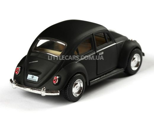 Металлическая модель машины Kinsmart Volkswagen Beetle Classical 1967 черный матовый KT5057WMBL фото