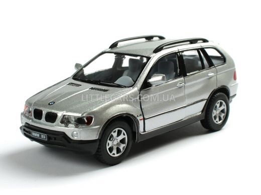 Іграшкова металева машинка Kinsmart BMW X5 сірий KT5020WG фото
