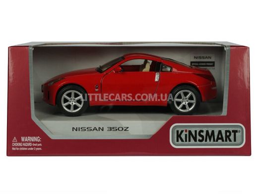 Металлическая модель машины Kinsmart Nissan 350Z красный KT5061WR фото
