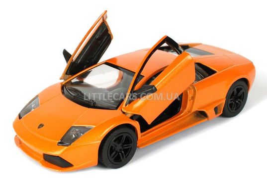Металлическая модель машины Kinsmart Lamborghini Murciélago LP640 оранжевая KT5317WO фото
