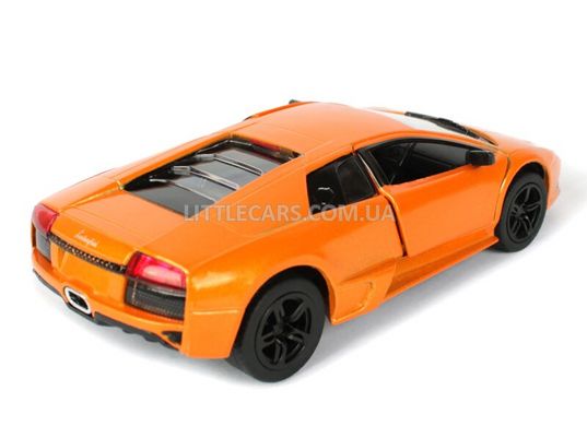 Металлическая модель машины Kinsmart Lamborghini Murciélago LP640 оранжевая KT5317WO фото