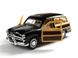 Іграшкова металева машинка Kinsmart Ford Woody wagon 1949 чорний KT5402WBL фото 2