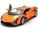 Іграшкова металева машинка Lamborghini Sian FKP 37 1:40 Kinsmart KT5431W помаранчева KT5431WO фото 2