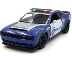 Іграшкова металева машинка Dodge Challenger Police 1:41 Kinsmart KT5461WPR синій KT5461WPR фото
