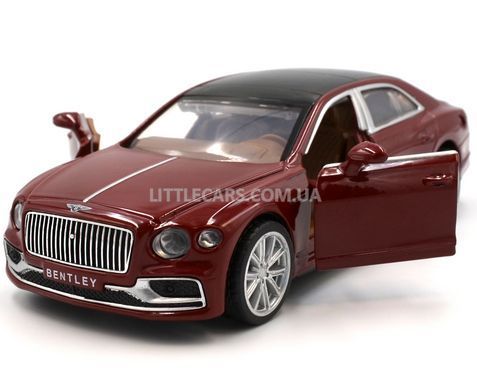 Іграшкова машинка Bentley Flying Spur Hybrid Автопром 68718 1:38 червона 68718R фото