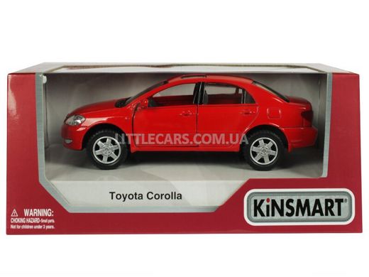 Моделька машины Kinsmart Toyota Corolla красная KT5099WR фото