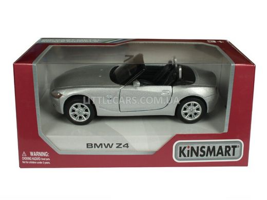 Іграшкова металева машинка Kinsmart BMW Z4 сірий KT5069WG фото