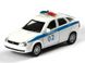 Іграшкова металева машинка Автосвіт ВАЗ Пріора поліцейська AS2051W фото 1