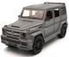 Іграшкова металева машинка Mercedes-Benz G-Wagen 65 AMG Brabus 1:23 Автопром AP7717 сірий матовий AP7717G фото 1