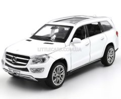 Іграшкова металева машинка Автопром 6617 Mercedes GL500 (X166) білий 6617W фото