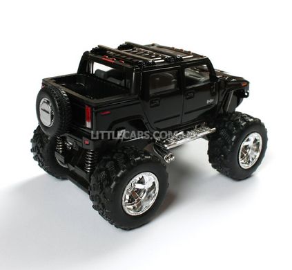 Іграшкова металева машинка Kinsmart Hummer H2 SUT OFF ROAD чорний KT5326WBBL фото