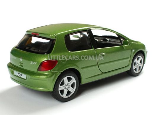 Іграшкова металева машинка Kinsmart Peugeot 307 XSI 2001 зелений KT5079WGN фото