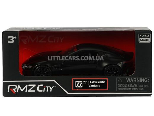Іграшкова металева машинка RMZ City Aston Martin Vantage 2018 1:32 чорний матовий 554044MBL фото