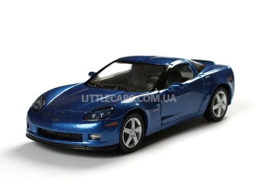 Іграшкова металева машинка Kinsmart Chevrolet Corvette 2007 синій KT5320WB фото