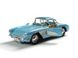 Металлическая модель машины Kinsmart Chevrolet Corvette 1957 голубой KT5316WB фото 2