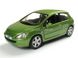 Моделька машины Kinsmart Peugeot 307 XSI 2001 зеленый KT5079WGN фото 1