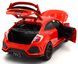 Іграшкова металева машинка Honda Civic Type R 1:30 Автосвіт AP-1811 червона AP-1811R фото 4