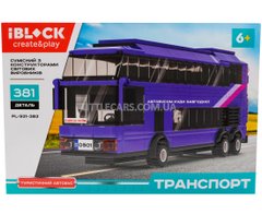 Конструктор туристичний автобус IBLOCK PL-921-382 серія Транспорт 381 деталь PL-921-382 фото