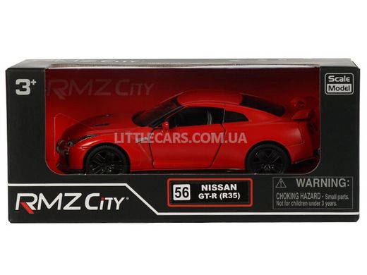 Іграшкова металева машинка RMZ City Nissan GT-R (R35) 1:32 червоний матовий 554033MR фото