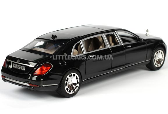 Металлическая модель машины Автопром Mercedes-Benz Maybach 1:24 черный 7686BL фото