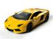 Іграшкова металева машинка Kinsmart Lamborghini Aventador LP700-4 жовтий KT5355WY фото 1