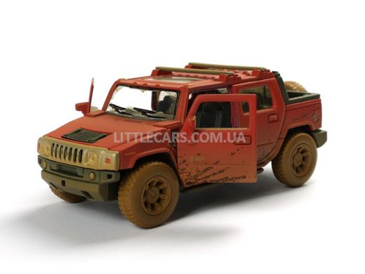 Іграшкова металева машинка Kinsmart Hummer H2 SUT брудно-червоний KT5097WYR фото