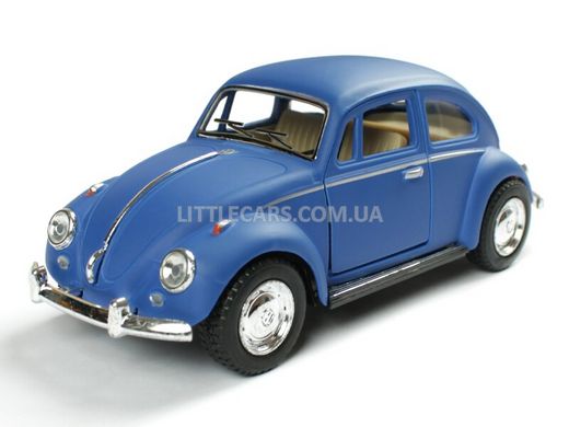 Іграшкова металева машинка Kinsmart Volkswagen Beetle Classical 1967 синій матовий KT5057WMB фото