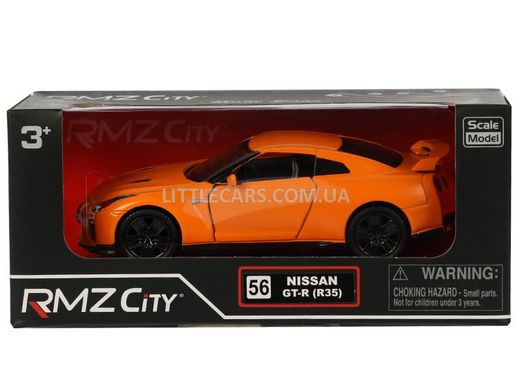 Моделька машины RMZ City Nissan GT-R (R35) 1:38 оранжевый матовый 554033MO фото