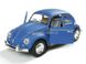 Металлическая модель машины Kinsmart Volkswagen Beetle Classical 1967 синий матовый KT5057WMB фото 2