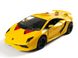 Іграшкова металева машинка Kinsmart Lamborghini Sesto Elemento жовта KT5359WY фото 1