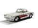 Металлическая модель машины Kinsmart Chevrolet Corvette 1957 белый KT5316WW фото 1
