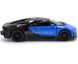 Игрушечная металлическая машинка Bugatti Chiron Super Sport 1:36 Kinsmart KT5423W черно-синяя KT5423WB фото 3