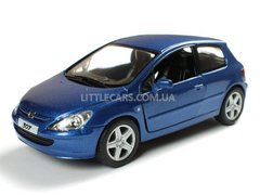 Іграшкова металева машинка Kinsmart Peugeot 307 XSI 2001 синій KT5079WB фото