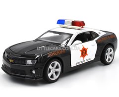 Металлическая модель машины Chevrolet Camaro SS-Police 2013 Автопром 68396 черный 68396P фото