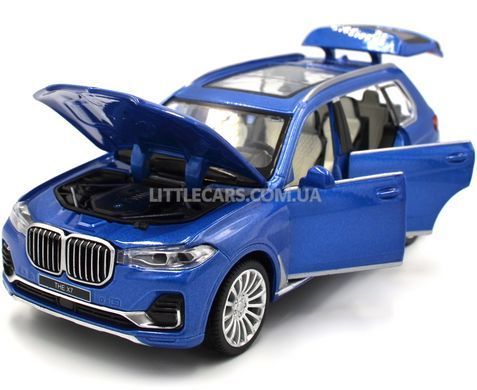 Іграшкова металева машинка BMW X7 Автопром 68470 1:32 синя 68470B фото