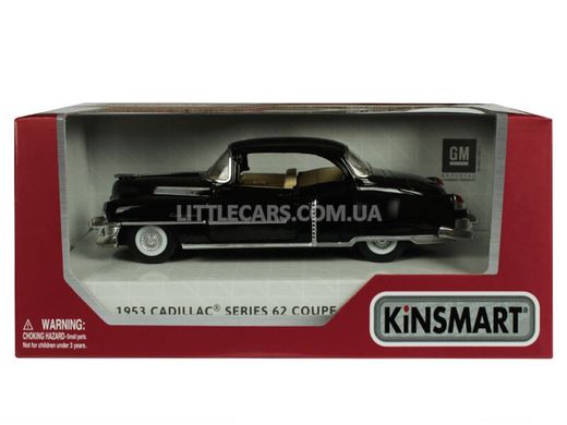 Моделька машины Kinsmart Cadillac Series 62 Coupe 1953 черный KT5339WBL фото
