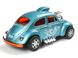 Іграшкова металева машинка Kinsmart Volkswagen Beetle Custom Dragracer блакитний KT5405WGB фото 3