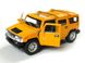 Іграшкова металева машинка Kinsmart Hummer H2 SUV 2008 жовтий KT5337WY фото 2