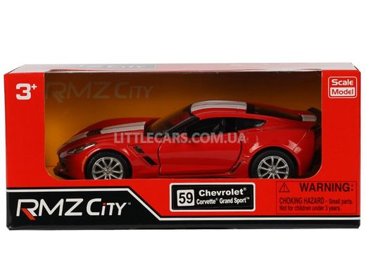 Іграшкова металева машинка RMZ City Chevrolet Corvette Grand Sport 1:32 червоний 554039CR фото